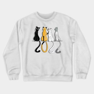 2022 Happy New Year Cats Crewneck Sweatshirt